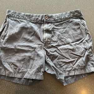 Crew Men’s Navy Shorts - 5 inch. 33 inch waist.